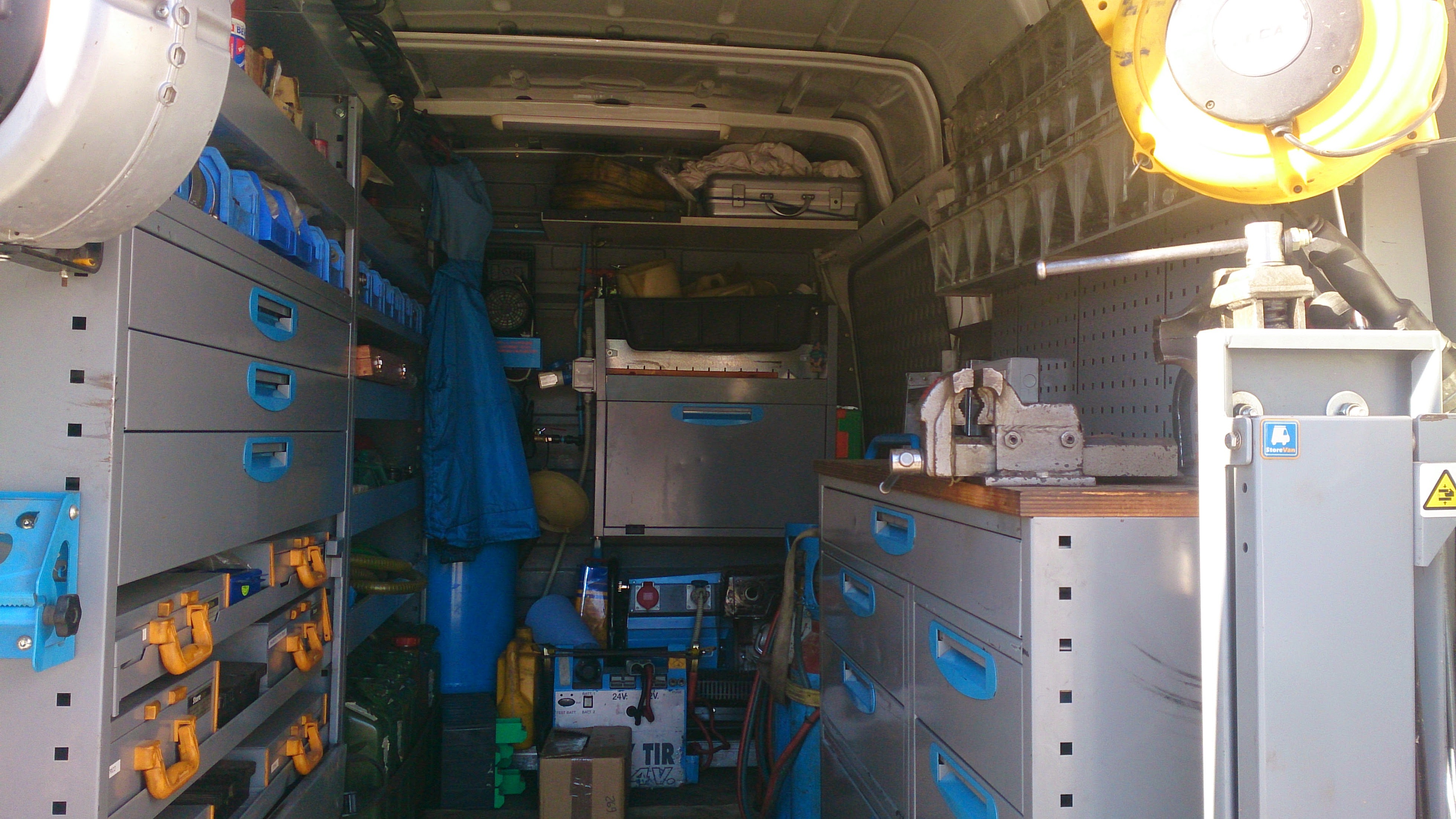 Workshop Van Setup